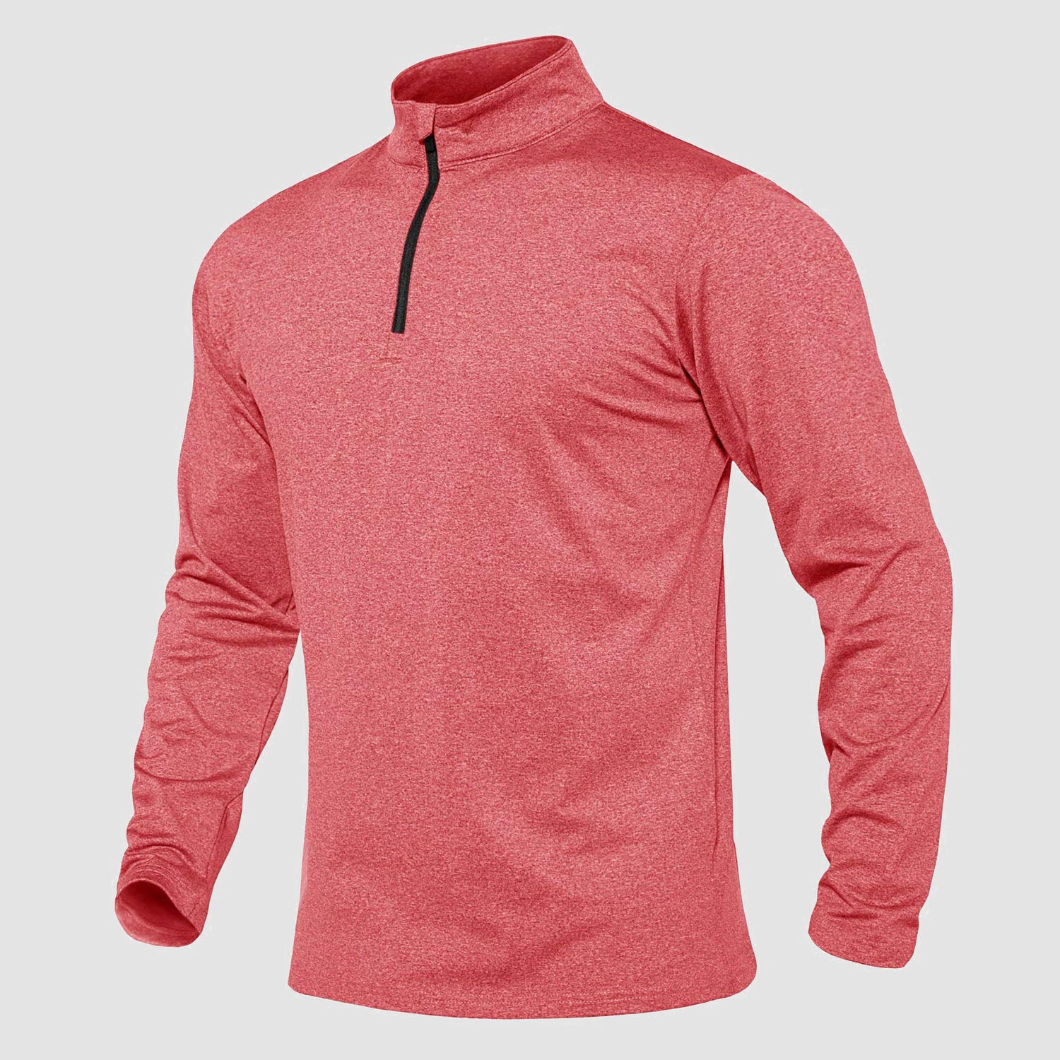 Men's Athletic Shirt 1/4 Zip Fleece Long Sleeve Sweatshirts - MAGCOMSEN