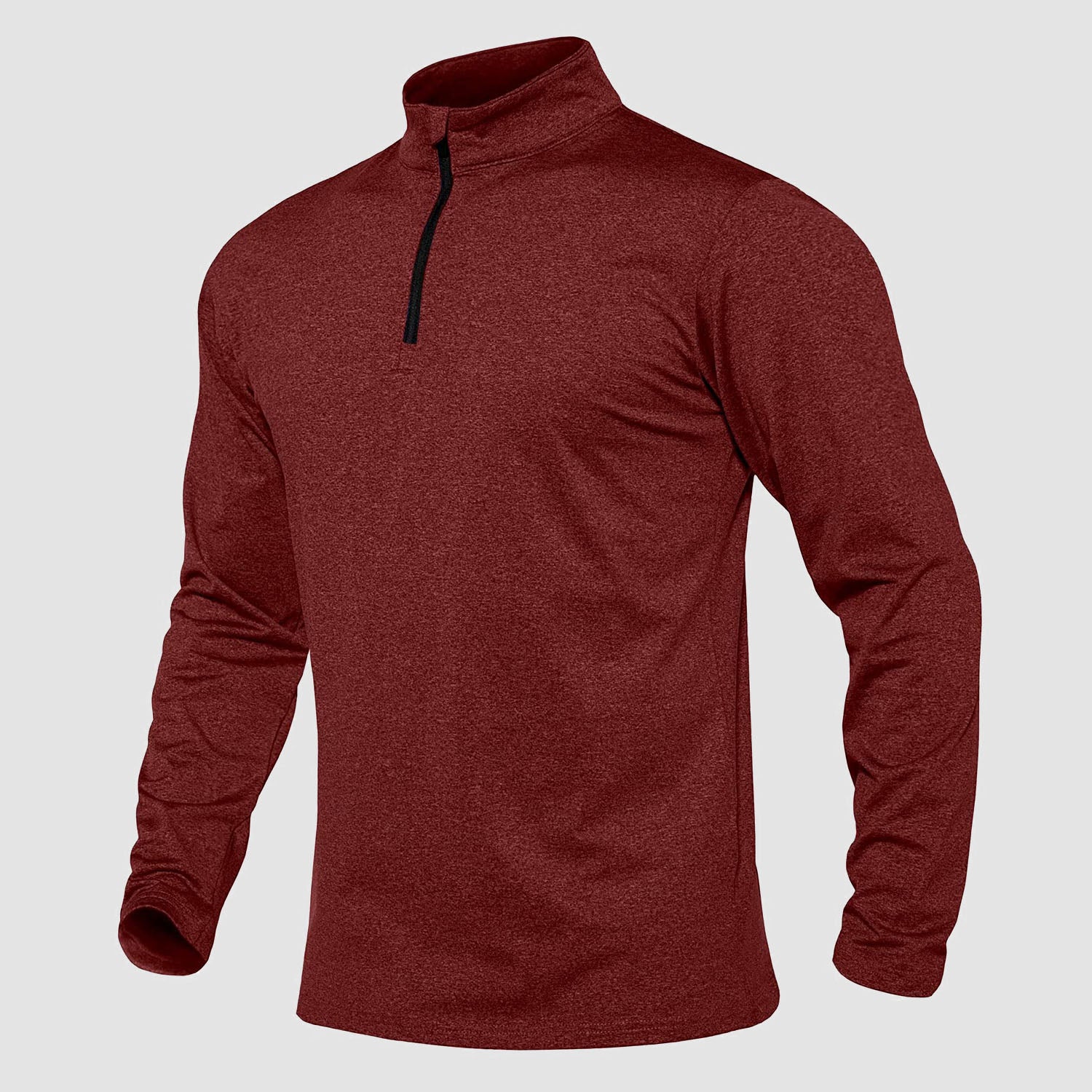 Men's Athletic Shirt 1/4 Zip Fleece Long Sleeve Sweatshirts - MAGCOMSEN