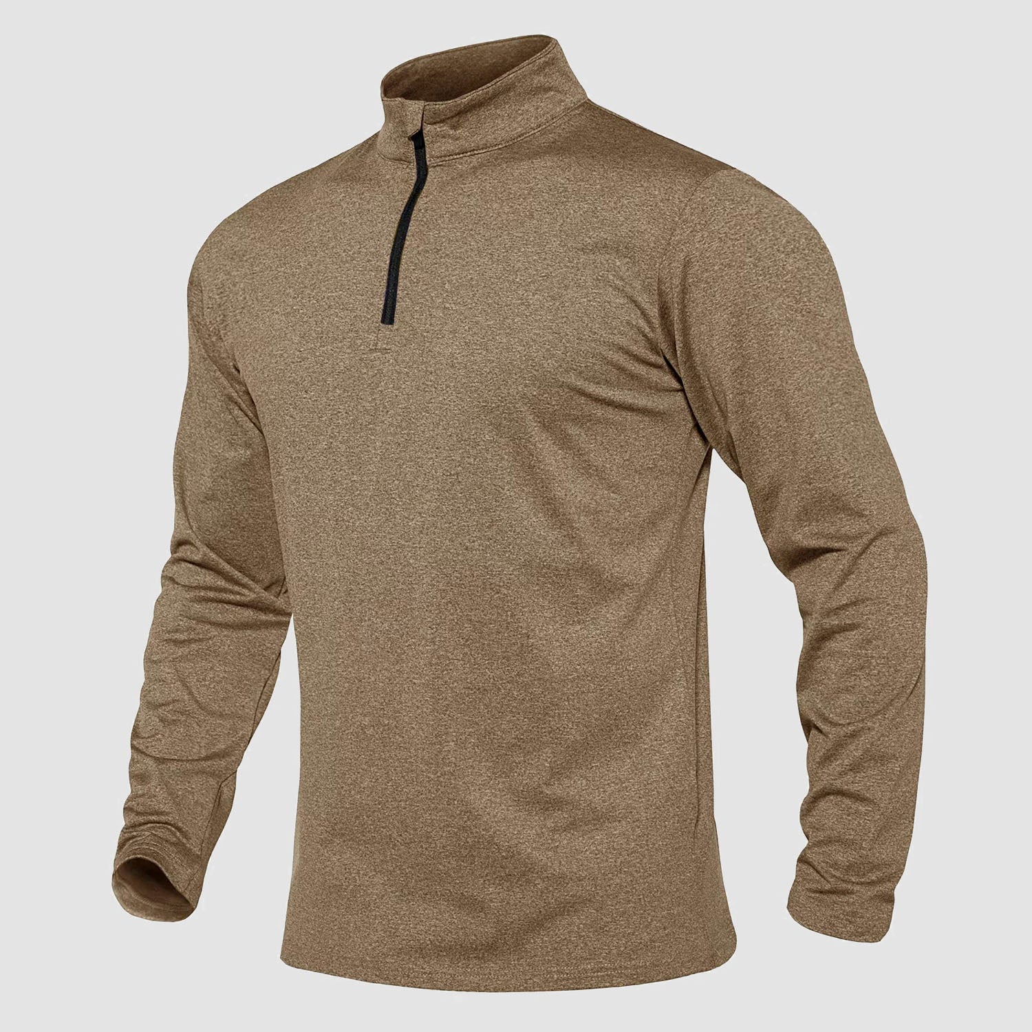 Men's Athletic Shirt 1/4 Zip Fleece Long Sleeve Sweatshirts - MAGCOMSEN