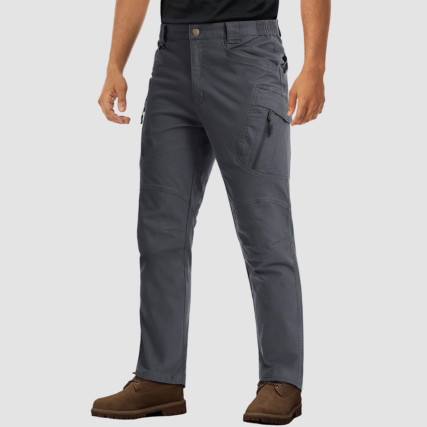Men's Tactical Pants with 9 Pockets Rip-Stop Lightweight Work Cargo Pants