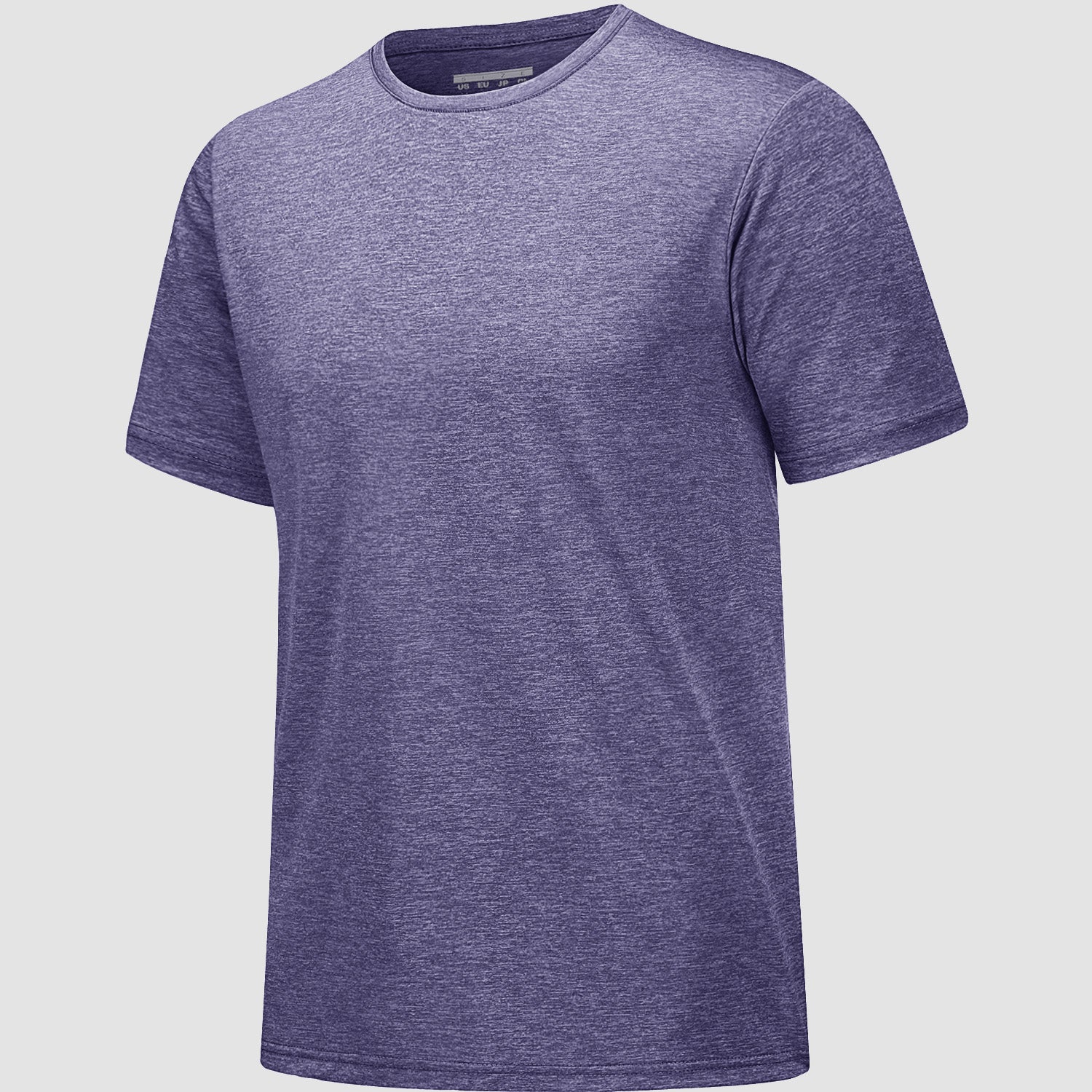 Men's Tag Free Crewneck Moisture Wicking Running Gym Wokout Fitness Athletic Tee Shirt - MAGCOMSEN