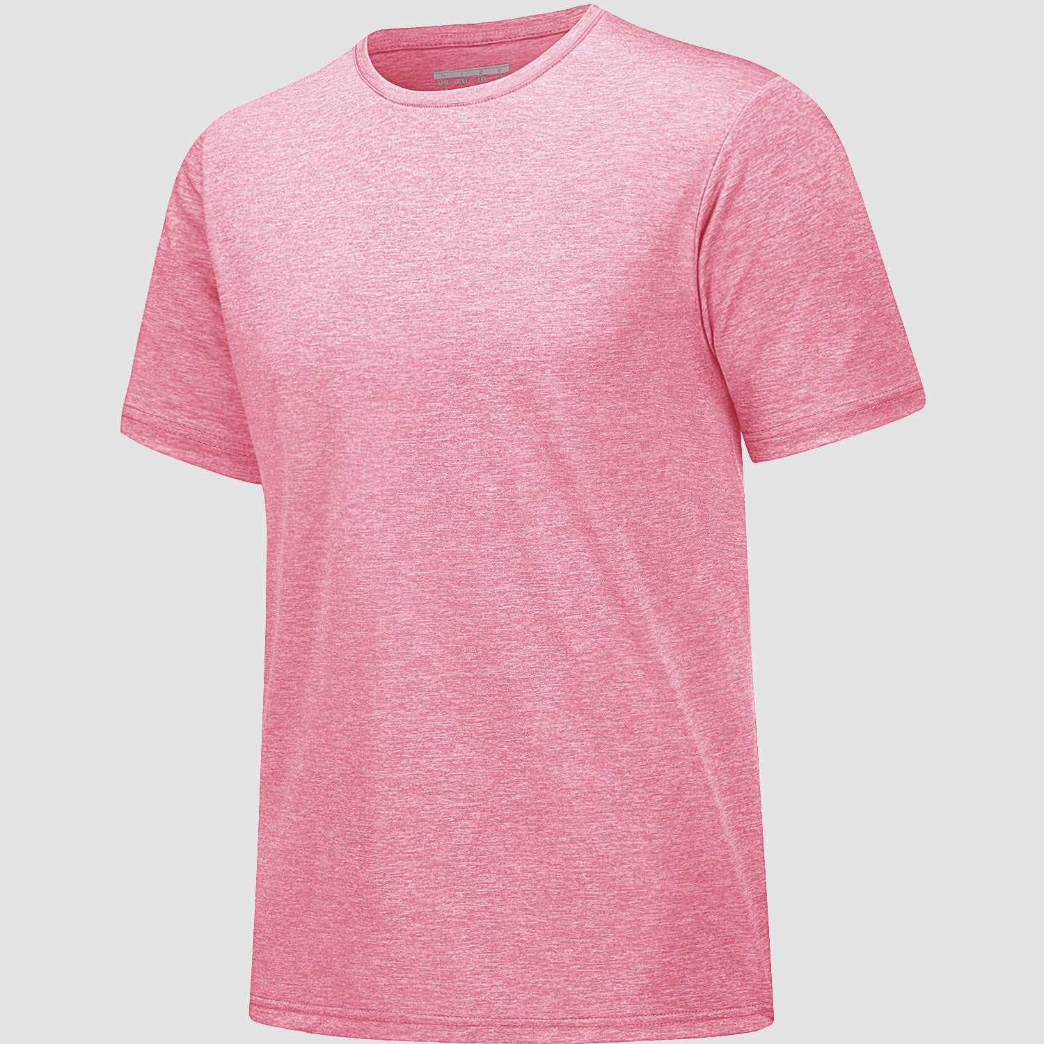 Men's Tag Free Crewneck Moisture Wicking Running Gym Wokout Fitness Athletic Tee Shirt - MAGCOMSEN