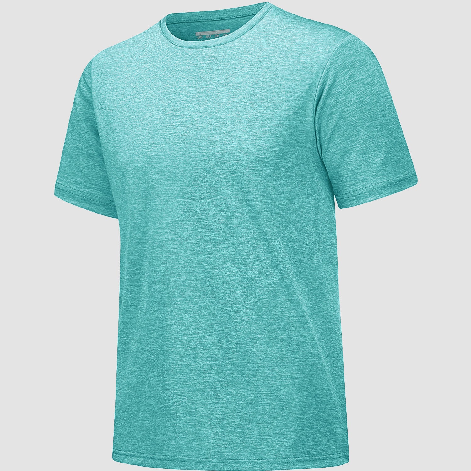 Men's Tag Free Crewneck Moisture Wicking Running Gym Wokout Fitness Athletic Tee Shirt - MAGCOMSEN