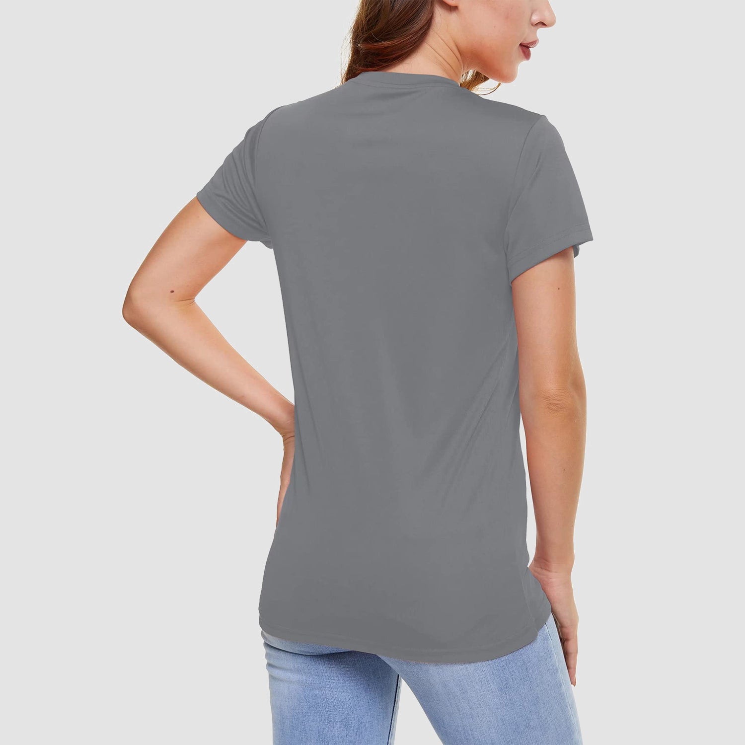 Women Casual T-Shirt Breathable UV Protection Outdoor Sports Quick Dry