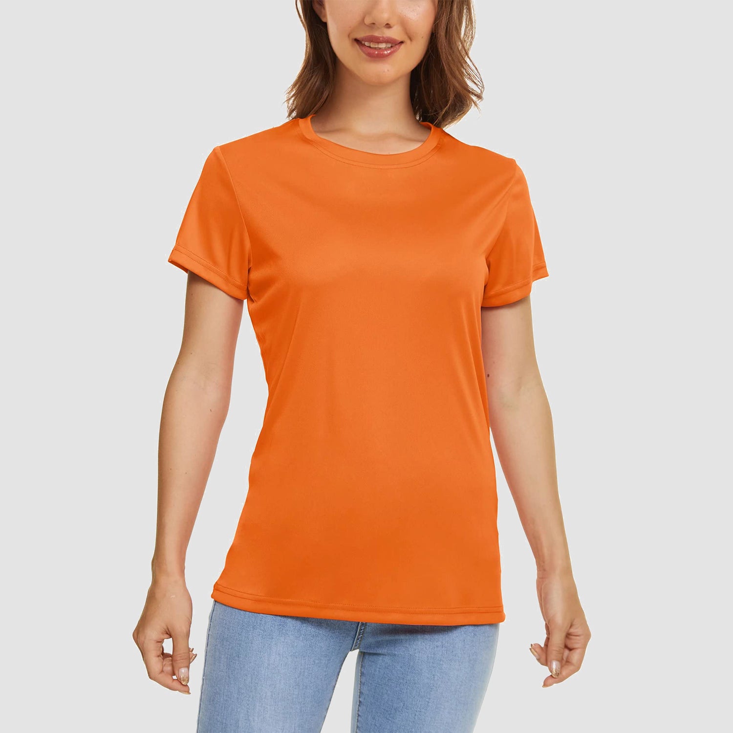 Women Casual T-Shirt Breathable UV Protection Outdoor Sports Quick Dry