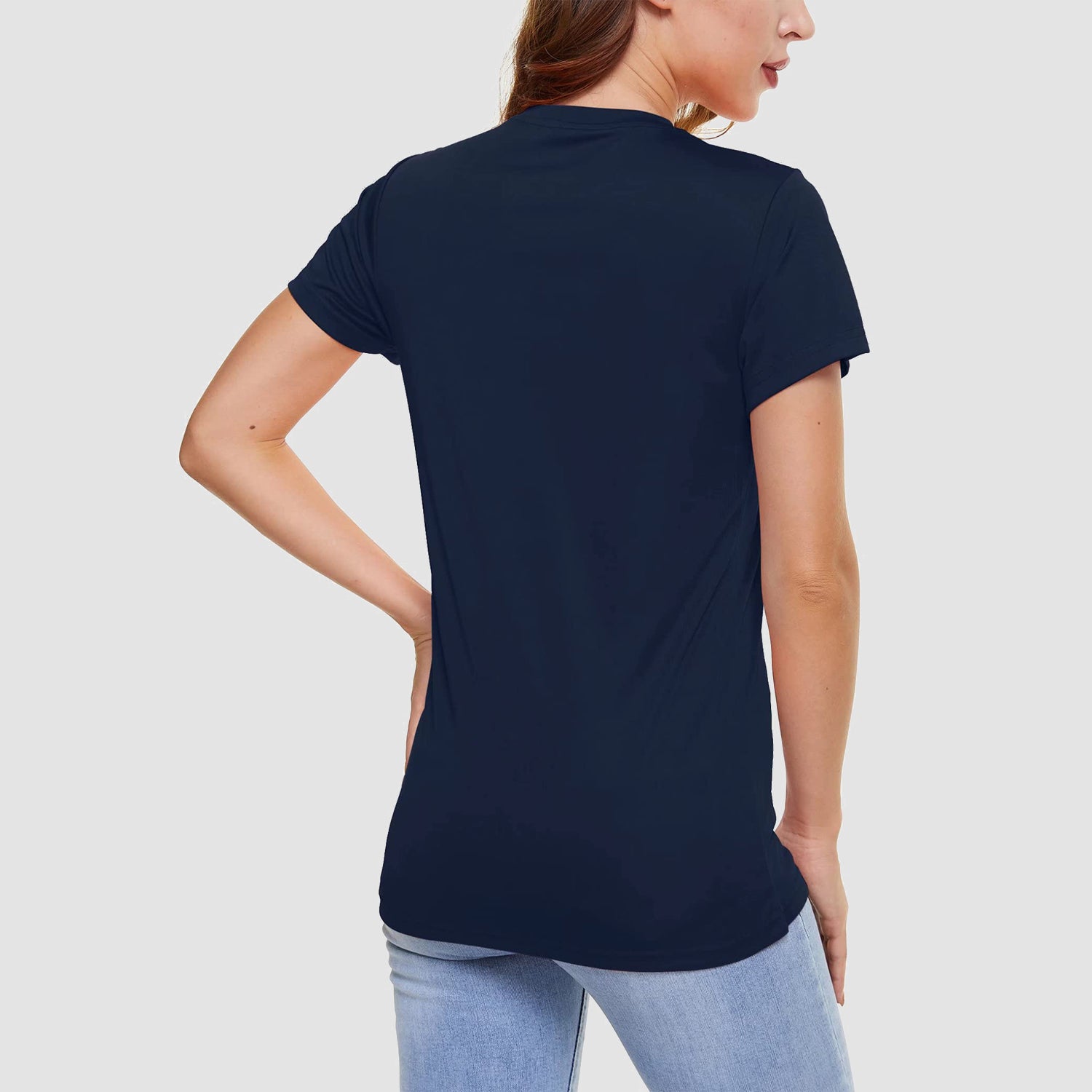 Women Casual T-Shirt Breathable UV Protection Outdoor Sports Quick Dry