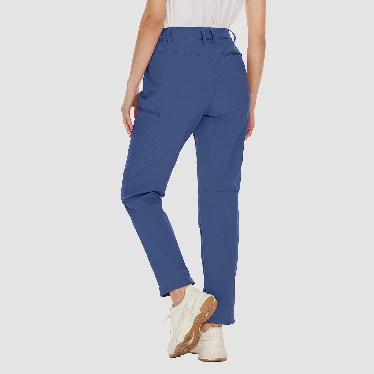 Women's Waterproof Fleece-Lined Ski Hiking Pants with Pockets