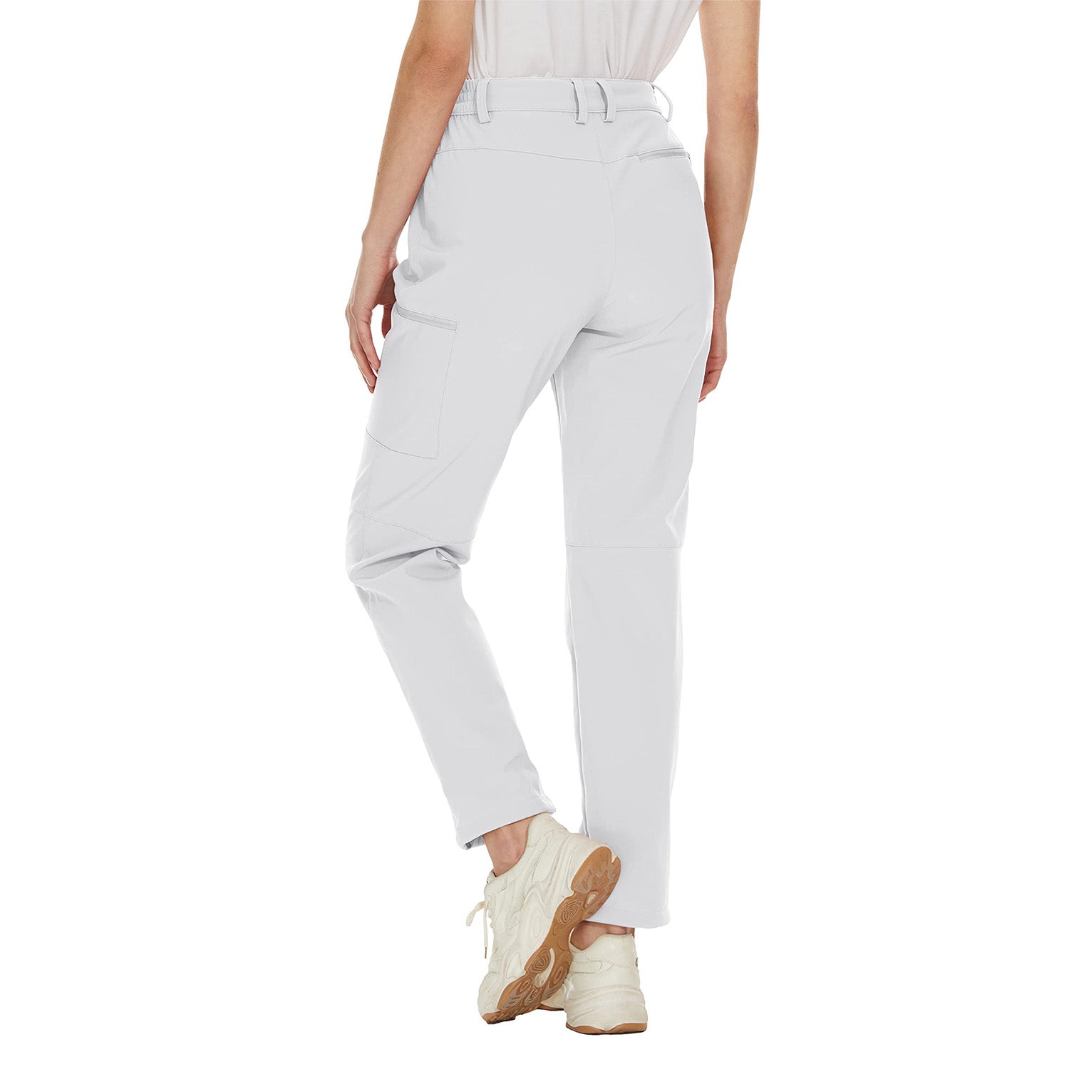 Women's Waterproof Fleece-Lined Ski Hiking Pants with Pockets