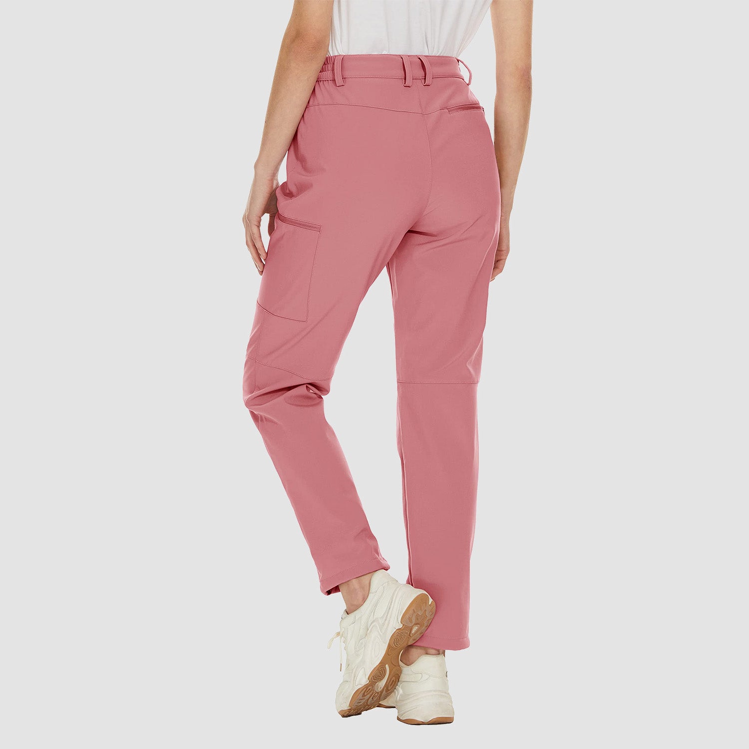 Women's Waterproof Fleece-Lined Ski Hiking Pants with Pockets