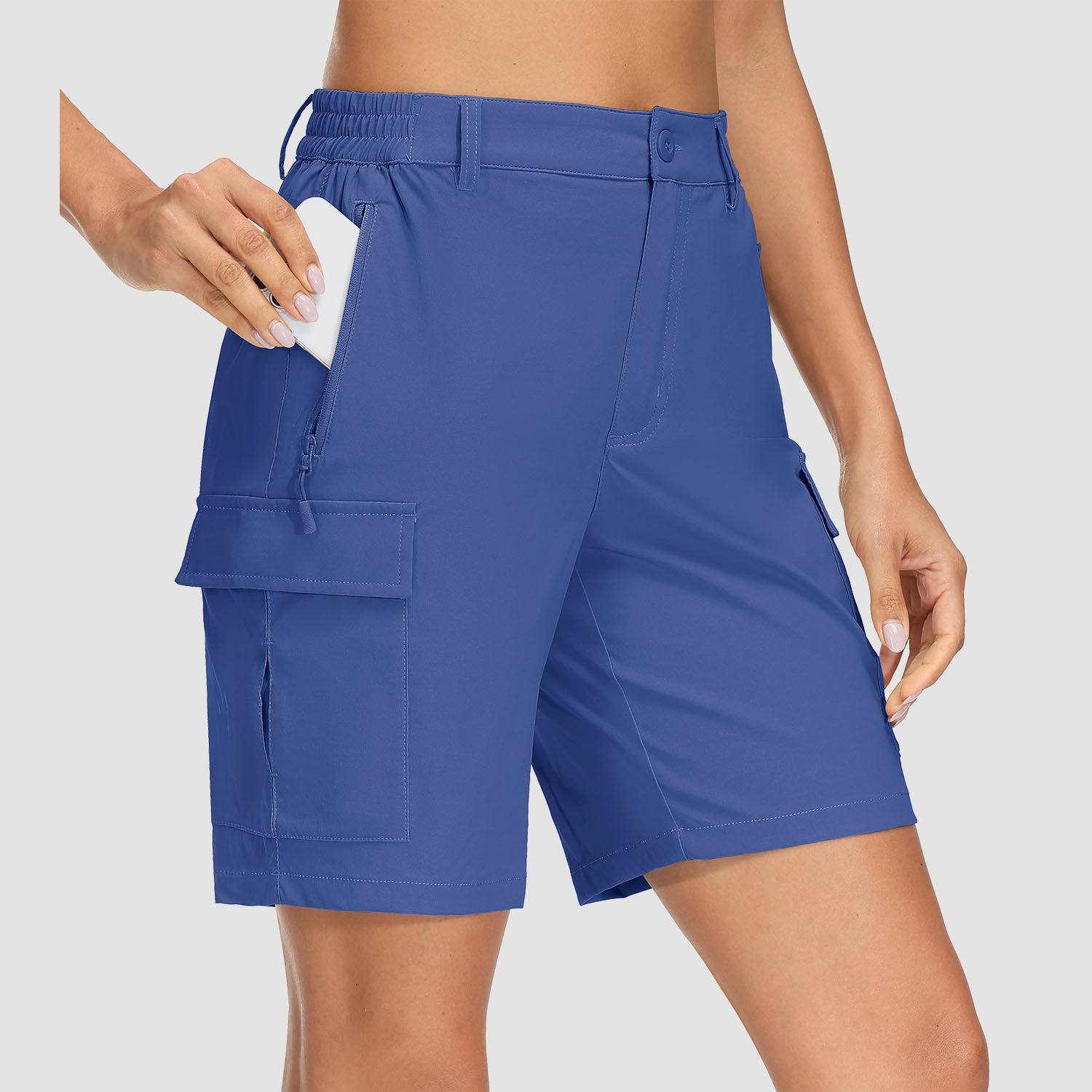 Women's Hiking Shorts Cargo Shorts Quick Dry with 5 Pockets Water-Resistant Ripstop - MAGCOMSEN
