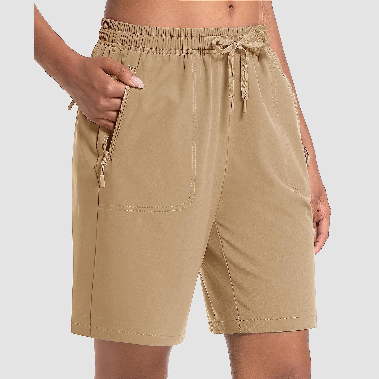 Women's Lightweight Quick-Dry Hiking Shorts with 3 Pockets