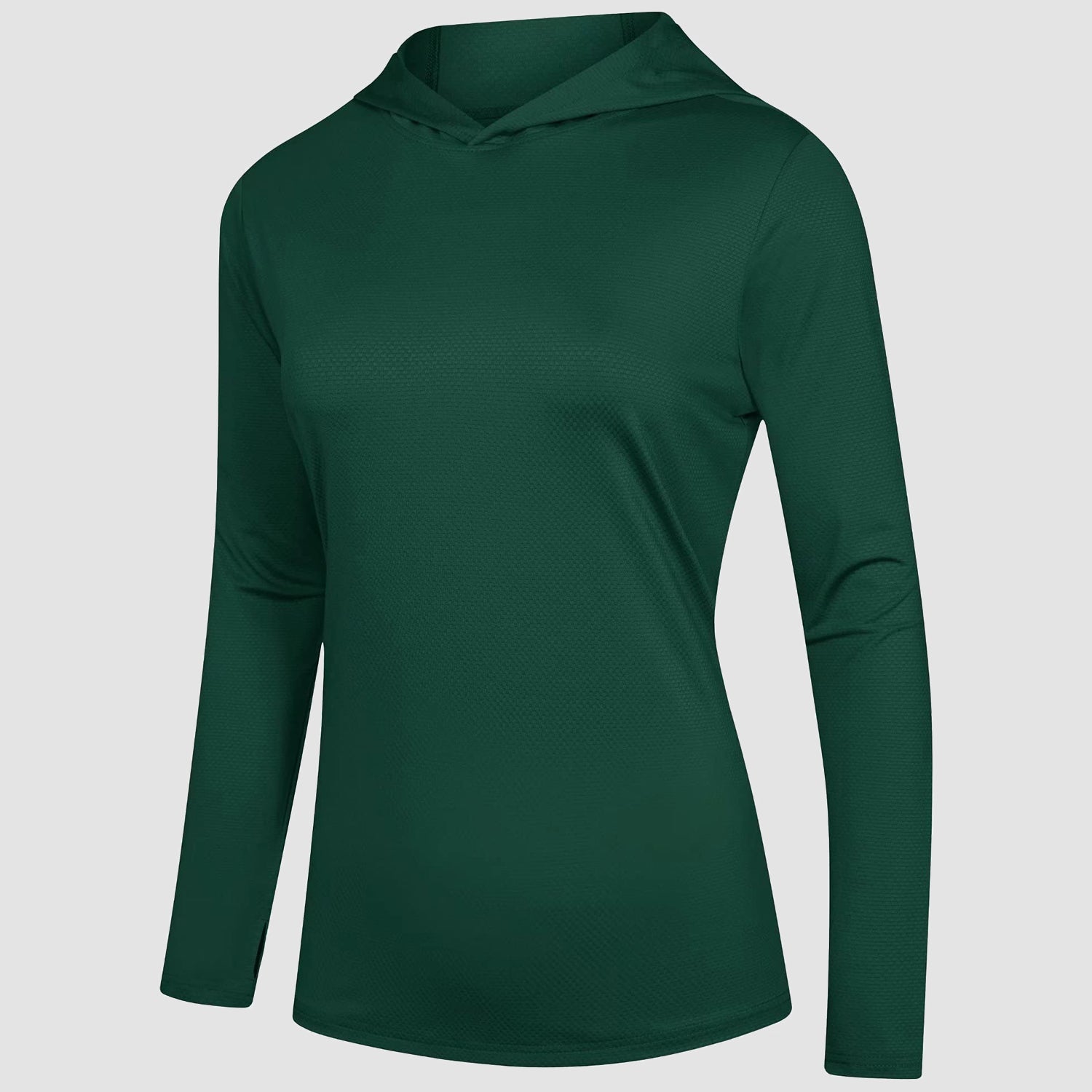 Women's Hoodie Shirts UPF 50+ Sun Protection Long Sleeve UV Shirt Fishing Hiking Athletic Shirts with Thumb Hole