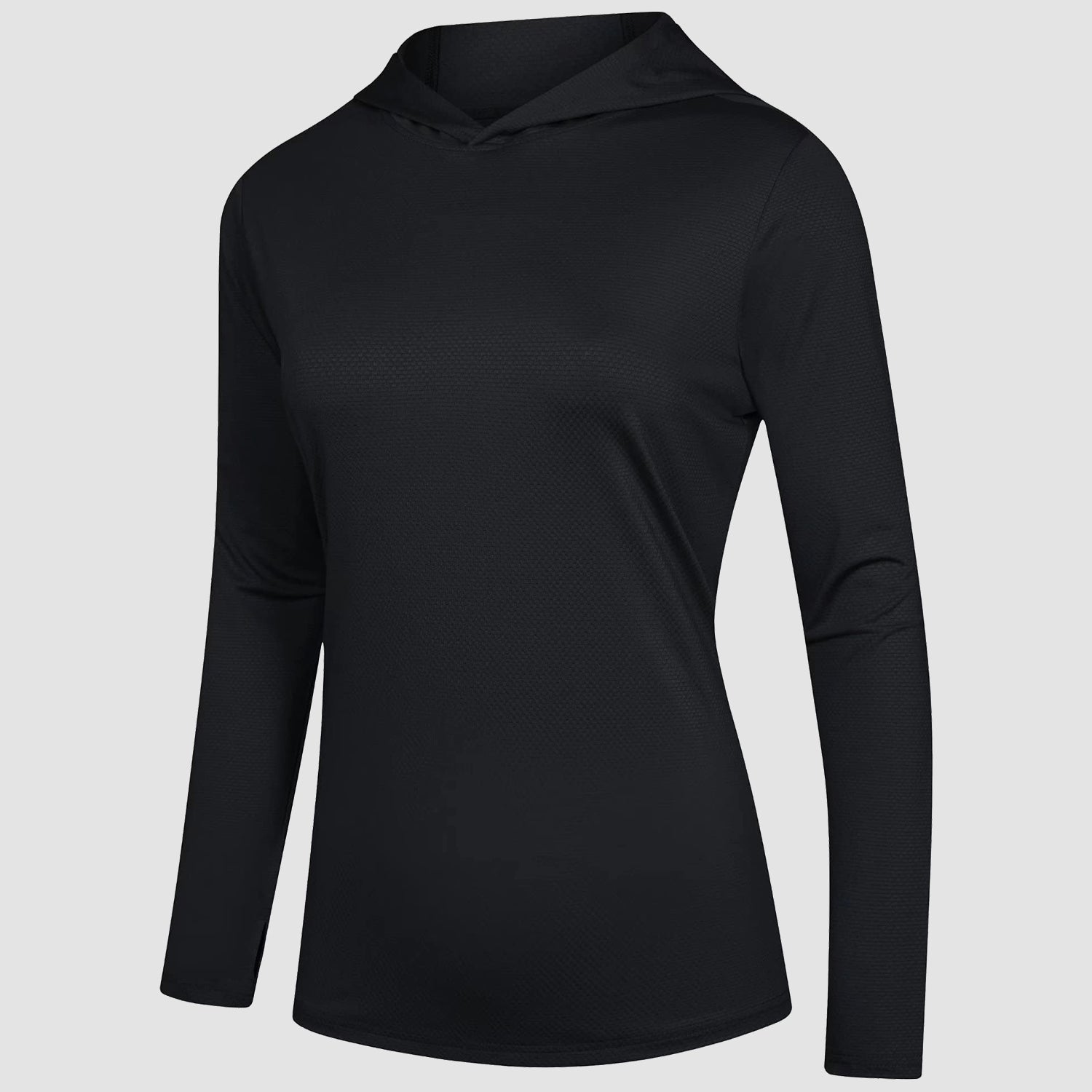 Women's Hoodie Shirts UPF 50+ Sun Protection Long Sleeve UV Shirt Fishing Hiking Athletic Shirts with Thumb Hole