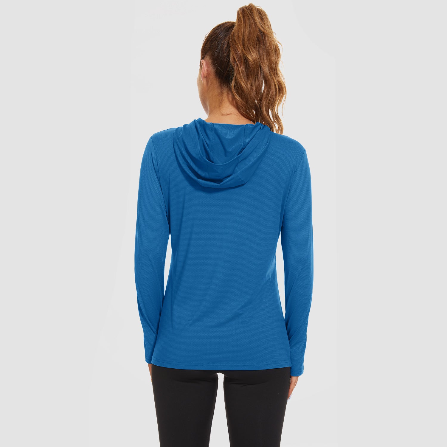 Women's Hoodie Shirts UPF 50+ Sun Protection Long Sleeve UV Shirt Fishing Hiking Athletic Shirts with Thumb Hole