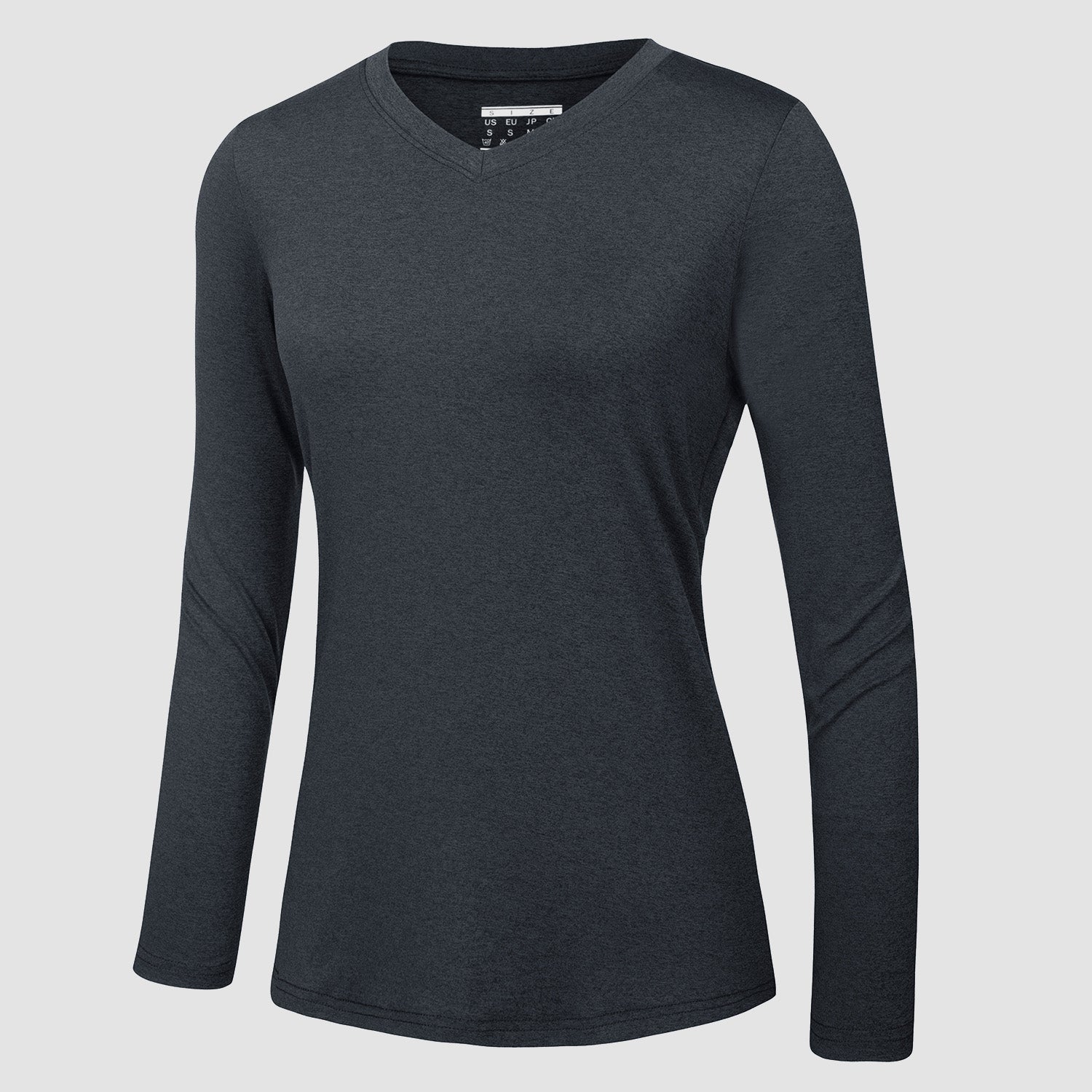 Women's Long Sleeve Shirt V Neck SPF Shirts UPF 50+ Quick Dry Workout Hiking Tee Shirts Rashguard - MAGCOMSEN