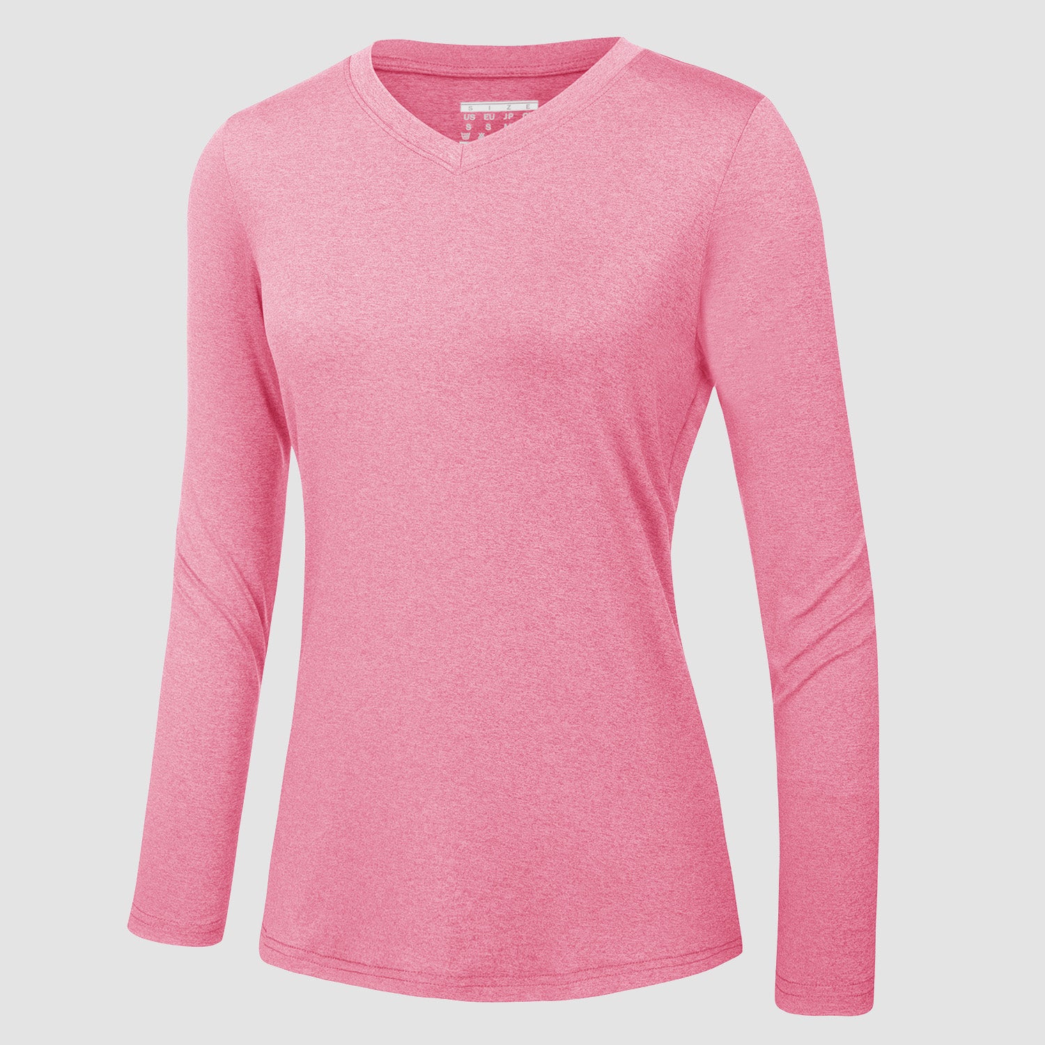 Women's Long Sleeve Shirt V Neck SPF Shirts UPF 50+ Quick Dry Workout Hiking Tee Shirts Rashguard - MAGCOMSEN