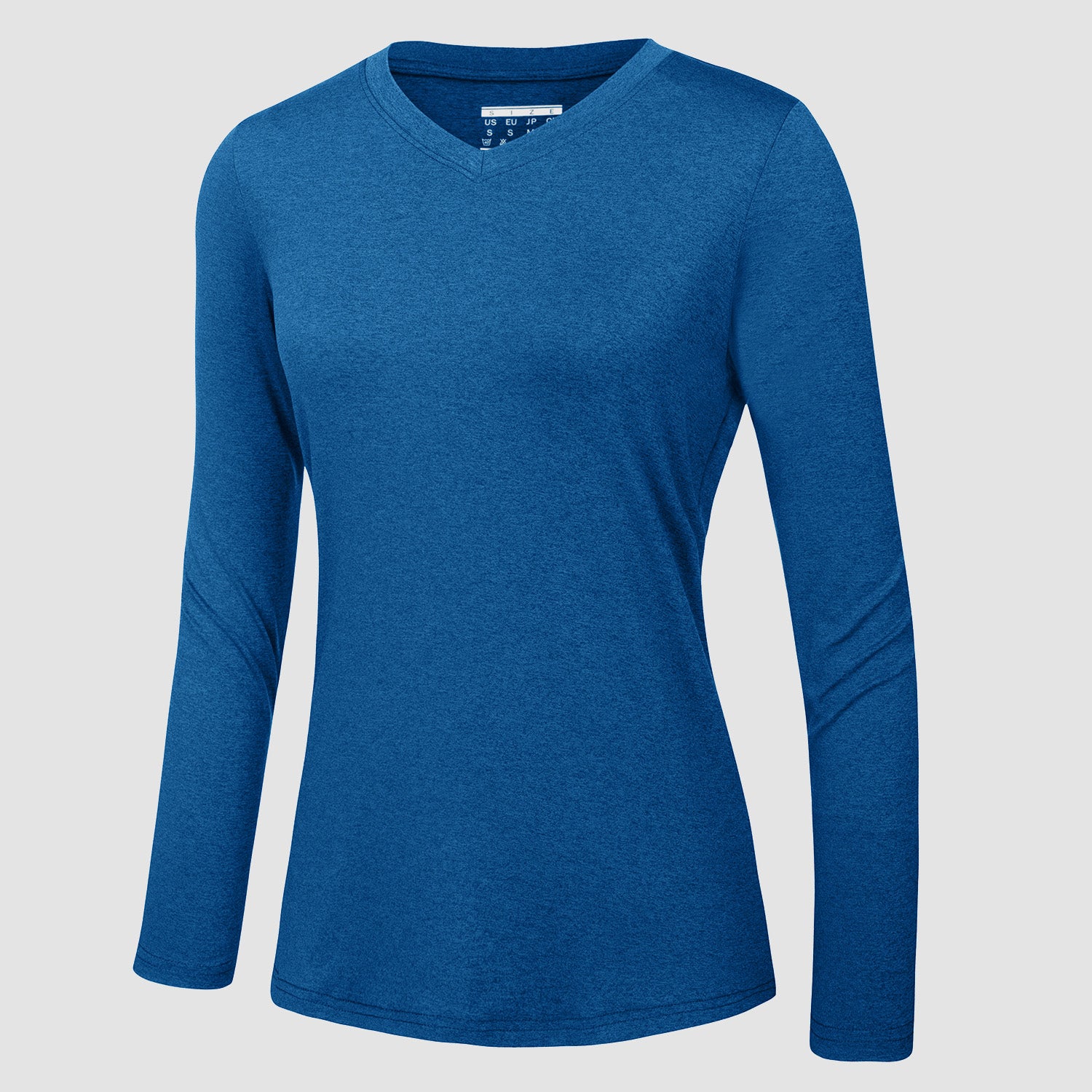 Women's Long Sleeve Shirt V Neck SPF Shirts UPF 50+ Quick Dry Workout Hiking Tee Shirts Rashguard - MAGCOMSEN