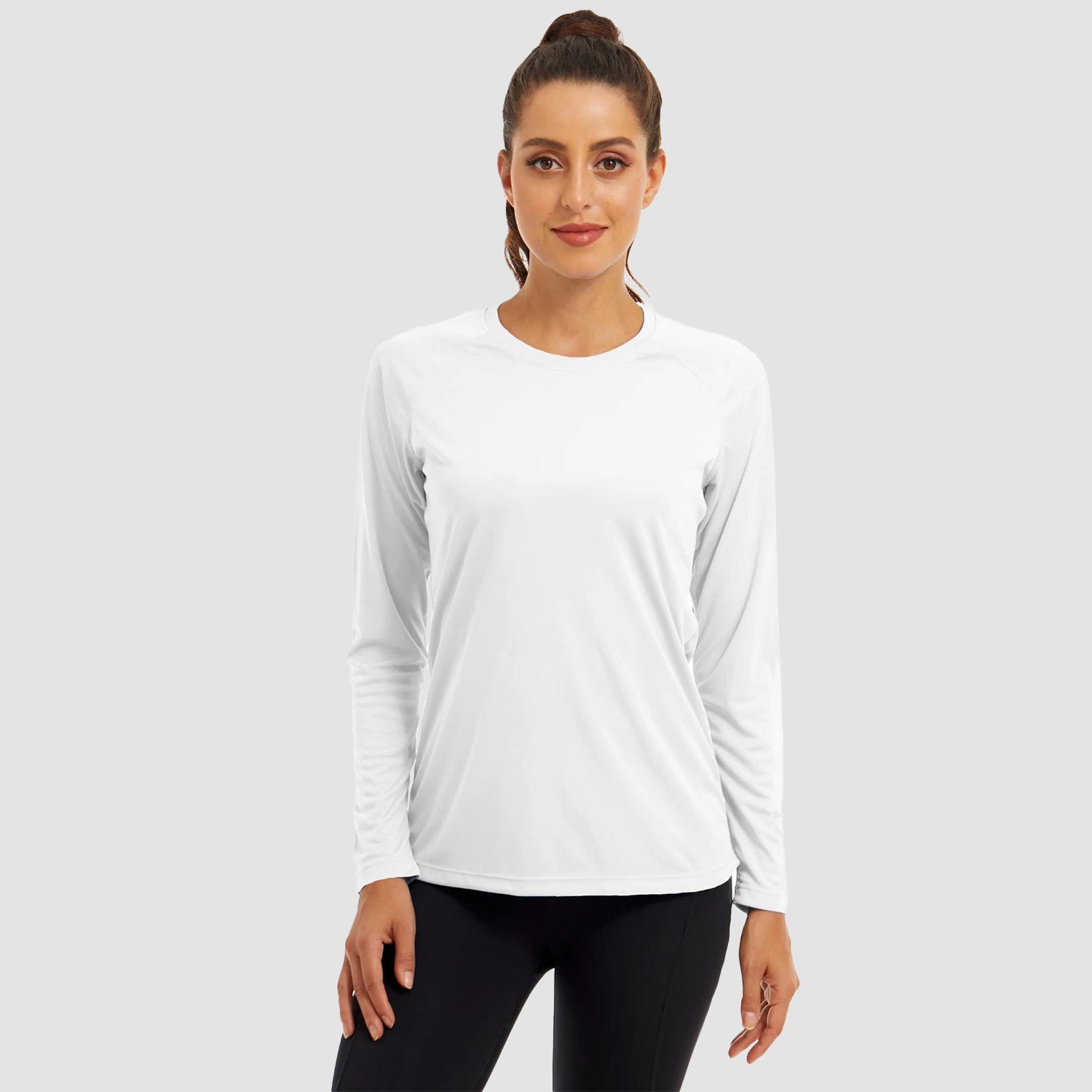 Women's Long Sleeve Shirts UPF 50+ Sun Protection Shirts for Hiking Fishing Workout Rash Guard