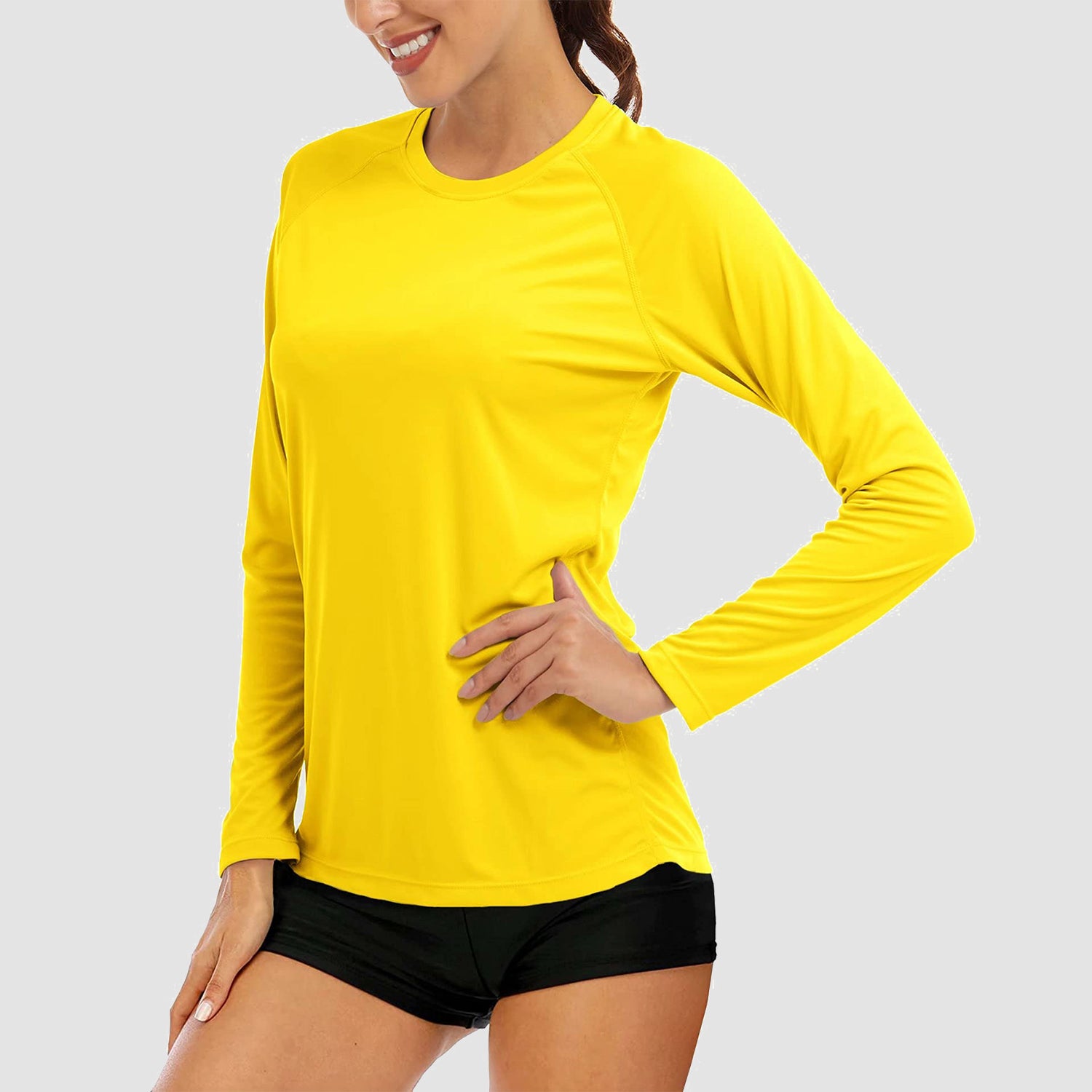 Women's Long Sleeve Shirts UPF 50+ Sun Protection Shirts for Hiking Fishing Workout Rash Guard