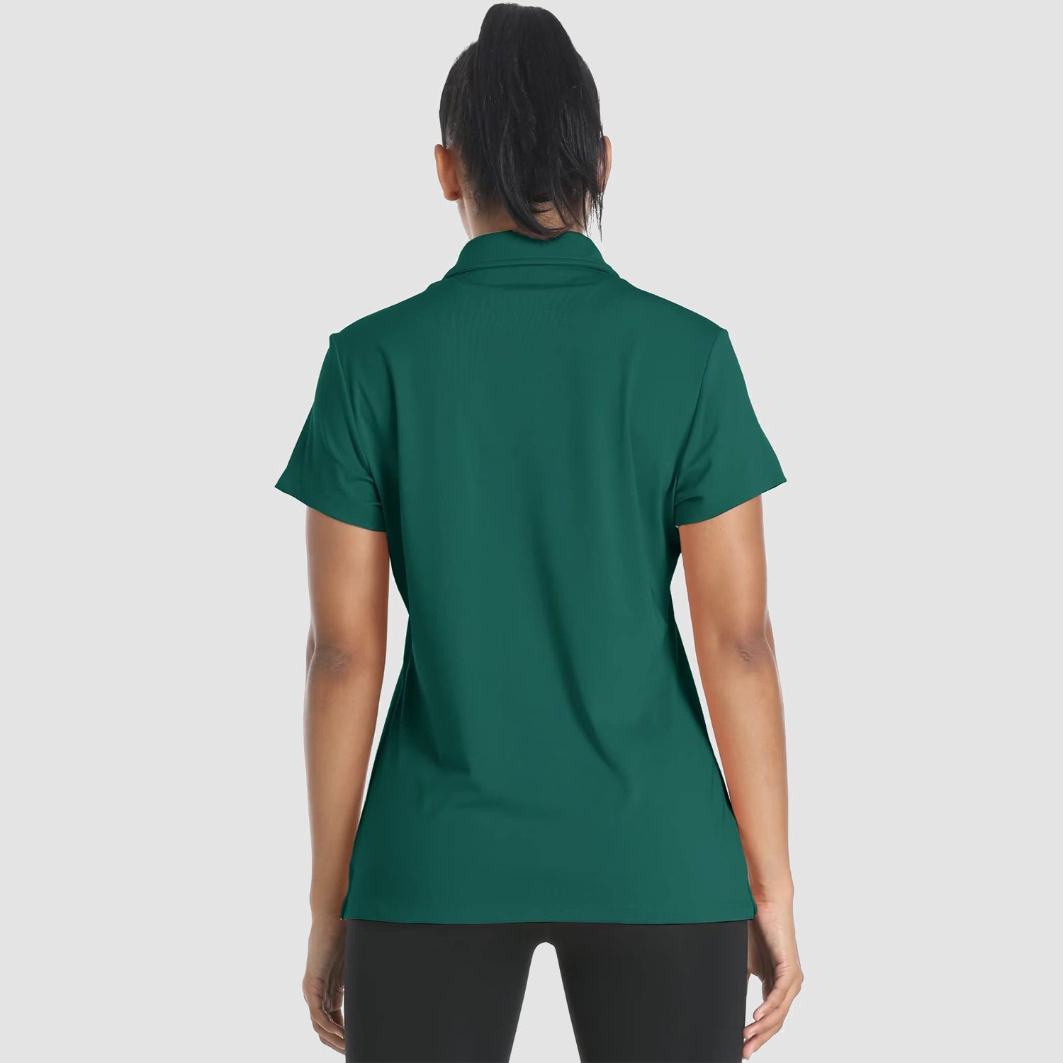 Women's Polo Shirts 4 Buttons Casual T-Shirts Quick Dry Short Sleeve Golf Shirt