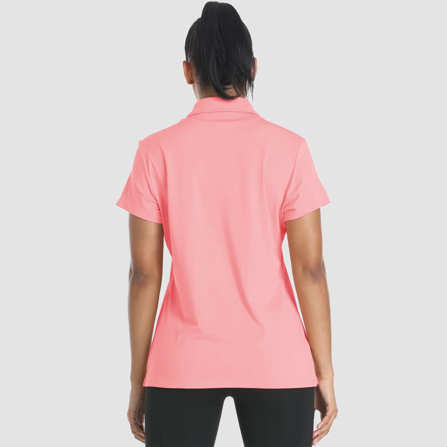 Women's Polo Shirts 4 Buttons Casual T-Shirts Quick Dry Short Sleeve Golf Shirt