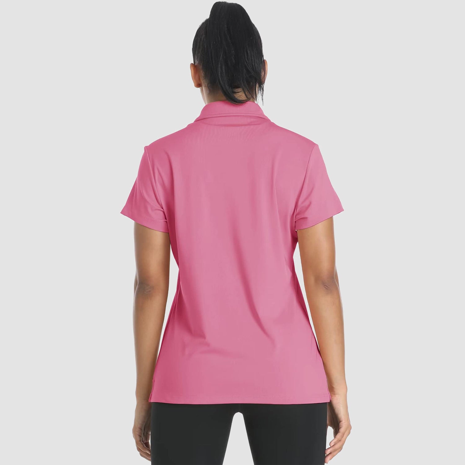 Women's Polo Shirts 4 Buttons Casual T-Shirts Quick Dry Short Sleeve Golf Shirt