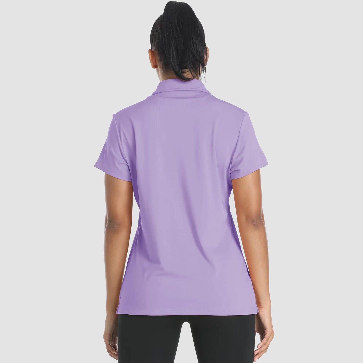 Women's Polo Shirts 4 Buttons Casual T-Shirts Quick Dry Short Sleeve Golf Shirt
