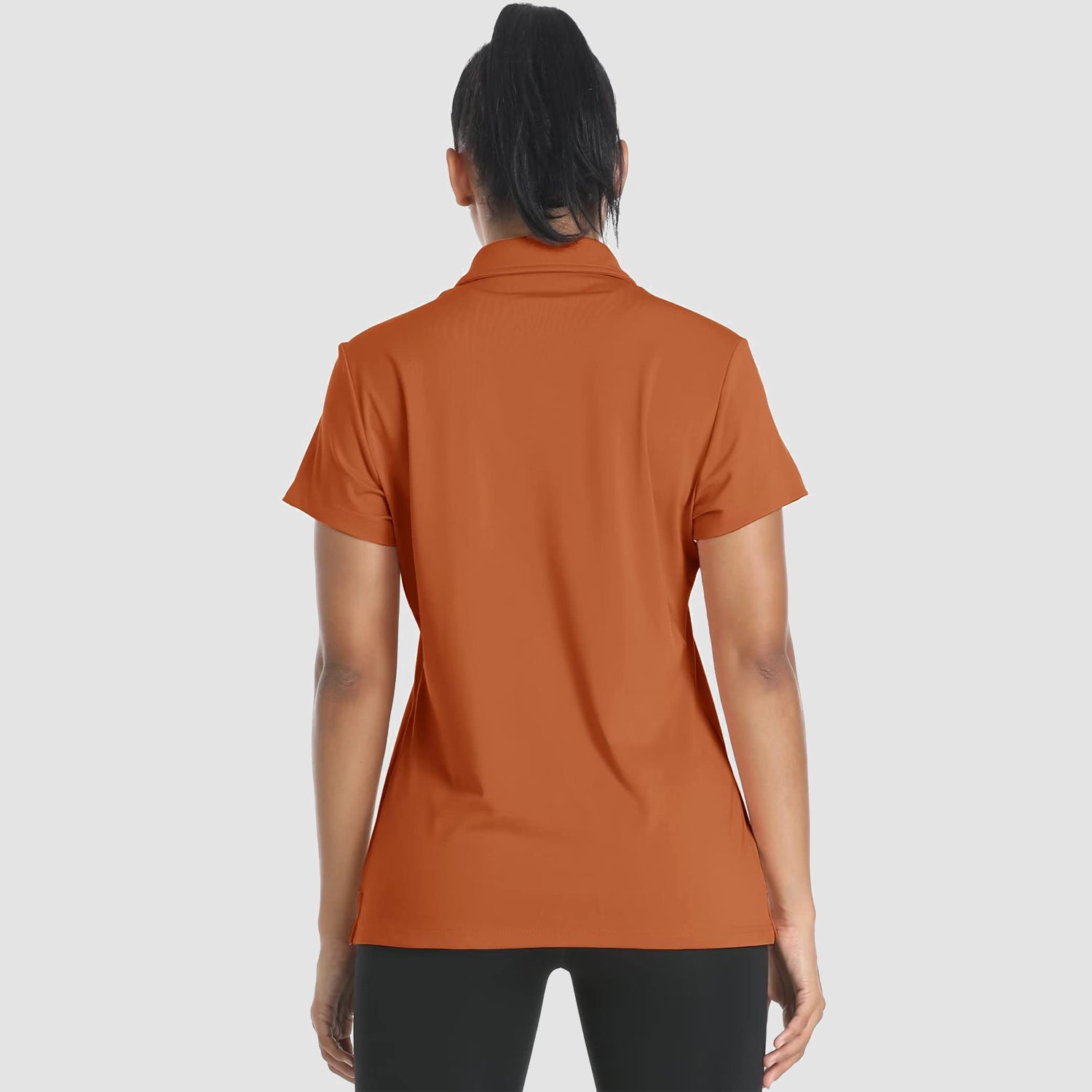 Women's Polo Shirts 4 Buttons Casual T-Shirts Quick Dry Short Sleeve Golf Shirt