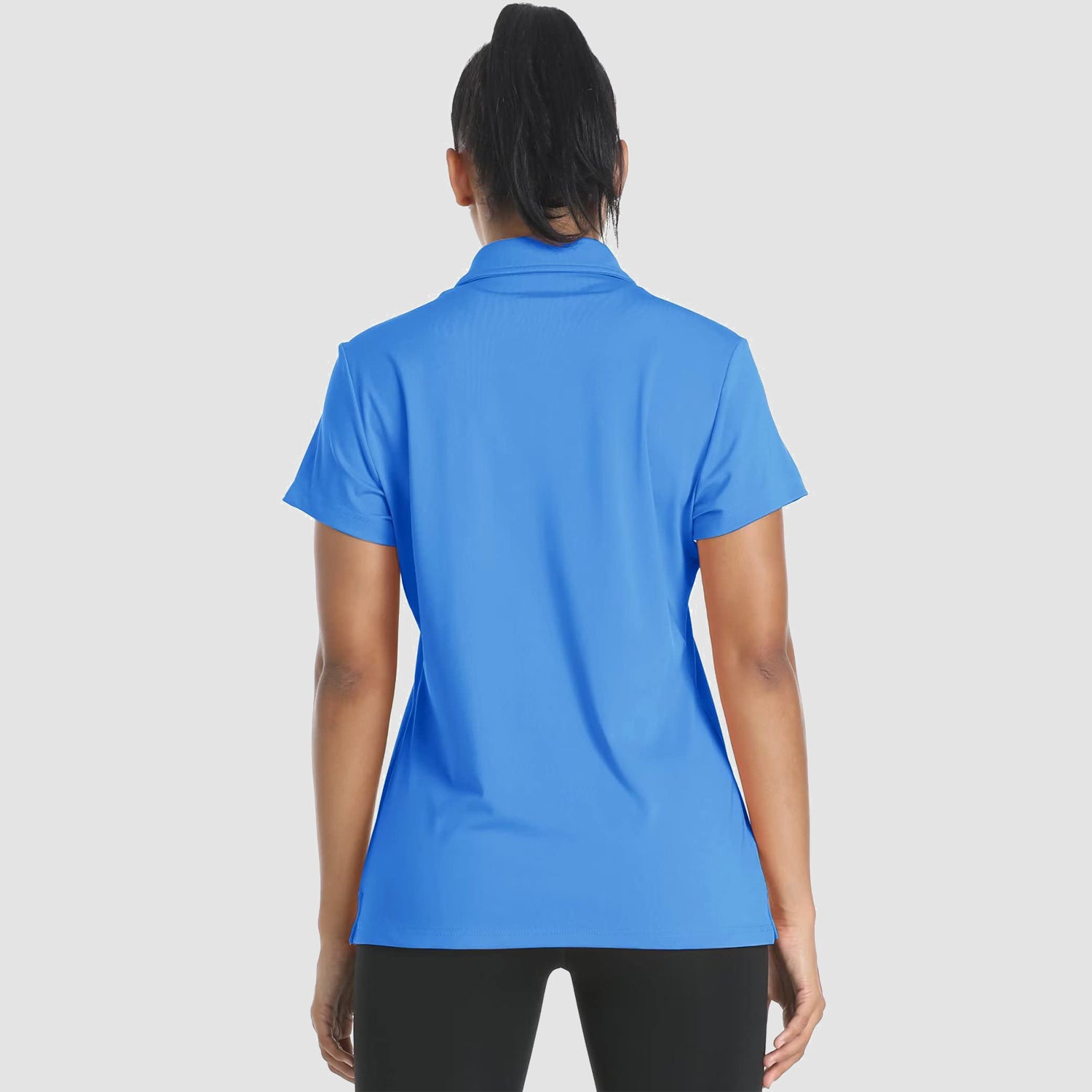 Women's Polo Shirts 4 Buttons Casual T-Shirts Quick Dry Short Sleeve Golf Shirt