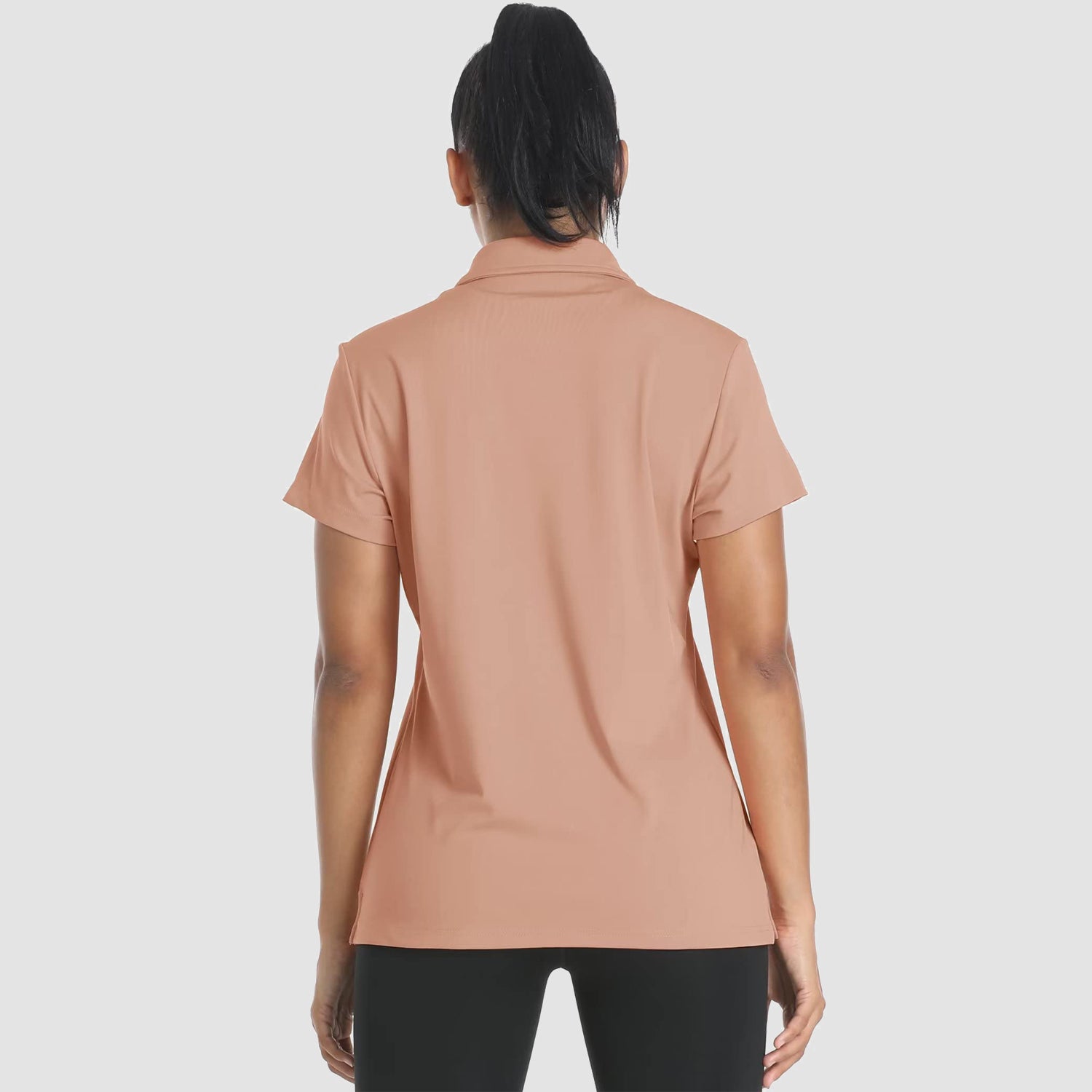 Women's Polo Shirts 4 Buttons Casual T-Shirts Quick Dry Short Sleeve Golf Shirt