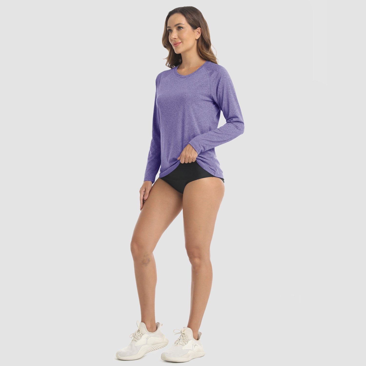 Women's UPF 50+ Sun Protection Shirts Long Sleeve Shirts for Hiking Fishing Workout Rash Guard