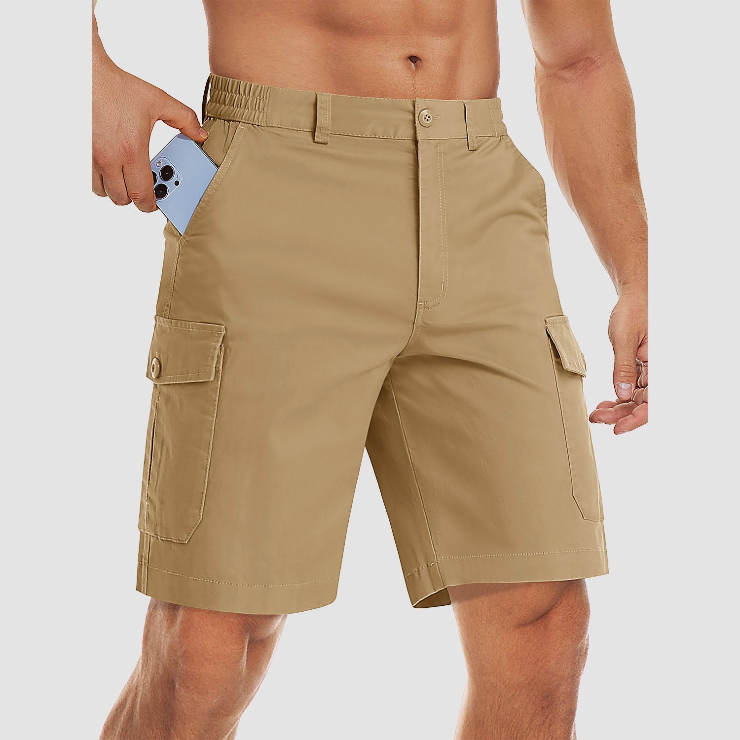 Men's Cargo Shorts Casual Work Shorts - MAGCOMSEN