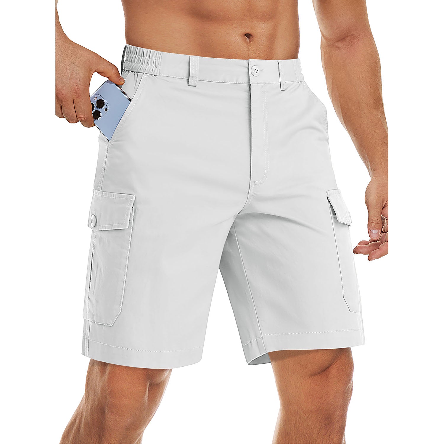 Men's Cargo Shorts Casual Work Shorts - MAGCOMSEN